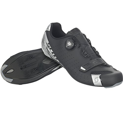 Scott Zapatillas Road Comp Boa Lady MT 251824, Unisex, Color Negro y Plateado, Talla 36.0, Negro Mate y Plateado, 37 EU