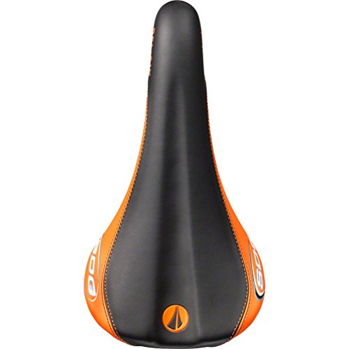 SDG Bel Air – Sillín de Ciclismo Unisex, Bel Air, Negro/Naranja
