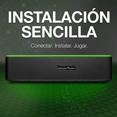 Seagate Game Drive para Xbox, 4 TB, Disco duro externo, HDD portátil, diseñado para Xbox One, y 2 años de servicios Rescue (STEA4000402)