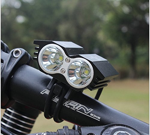 SEC LED LuzLáMPARA Frontal Cabeza CREE XM-L U2 5000 lúmenes LED de la Bicicleta/Luz LED Frontal para Manillar de Bicicleta Bicicletas (4 Modos) & 2 x Luz Luces L ámpara Trasera para Bici Bicicleta