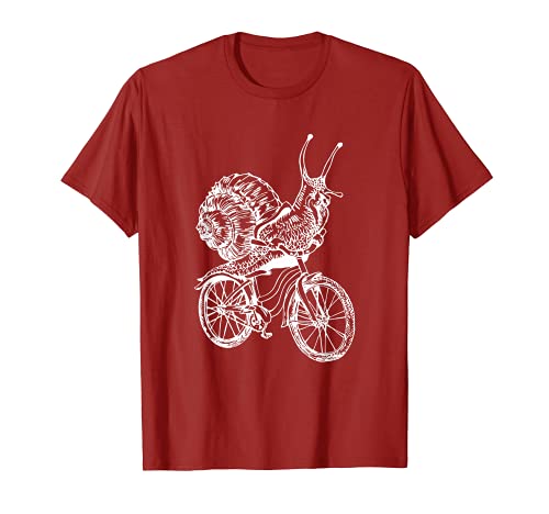 SEEMBO - Bicicleta de caracol para ciclista Camiseta