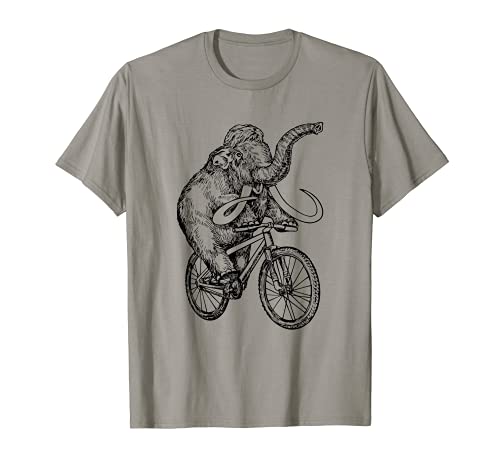 SEEMBO Mammoth Ciclismo Bicicleta ciclista ciclista Biker Biking Fun Bike Camiseta