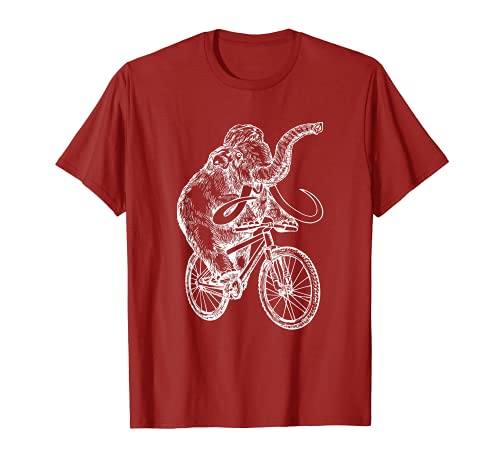 SEEMBO Mammoth Ciclismo Bicicleta ciclista ciclista Biker Biking Fun Bike Camiseta