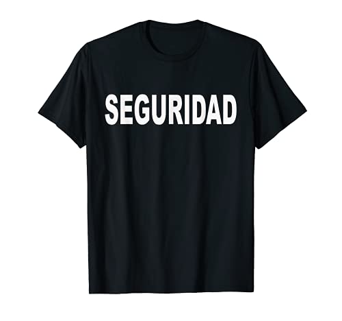 Seguridad Uniforme Guarda Profesional Vigilancia Eventos Camiseta