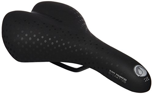 Selle San Marco Sportive - Sillín bibicleta Carretera para Hombre - Gel, Man Negro Talla Large 2016