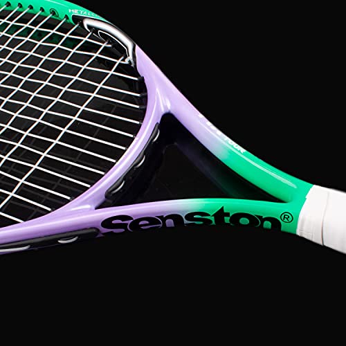 Senston Raqueta de Tenis 19/23/25,One-Piece-Desgin Raqueta Tenis, Incluido 1 Bolsa de Tenis / 1 Grip / 1 Amortiguadores