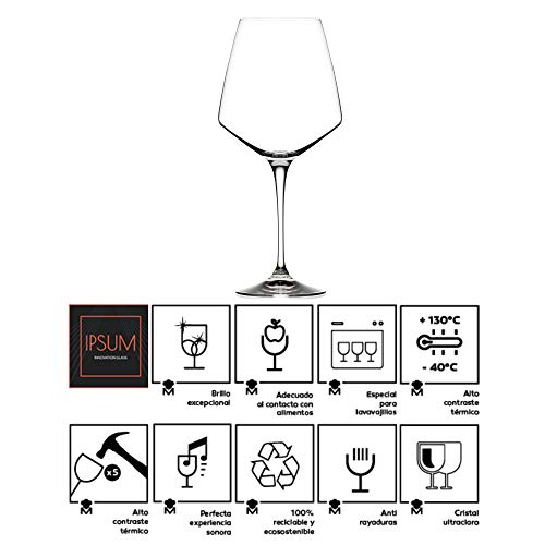 Set 6 copas vino blanco 39 cl cristal Colección Wine