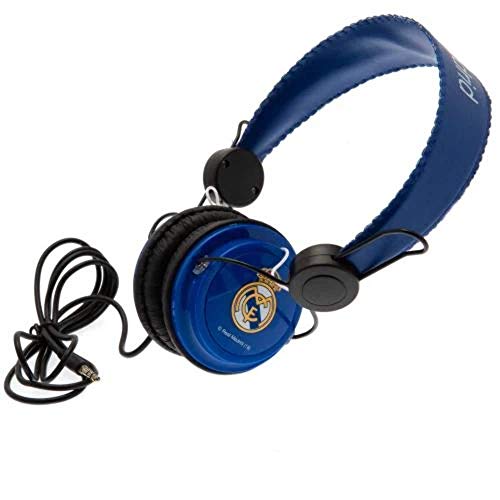 Seva Import Real Madrid Auriculares Casco, Azul, Talla Única