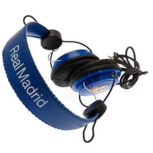 Seva Import Real Madrid Auriculares Casco, Azul, Talla Única