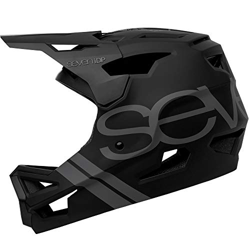 Seven Casque Project 23 ABS Mat/Noir XL Casco, Unisex Adulto, Negro Mate y Negro Brillante, Extra-Large