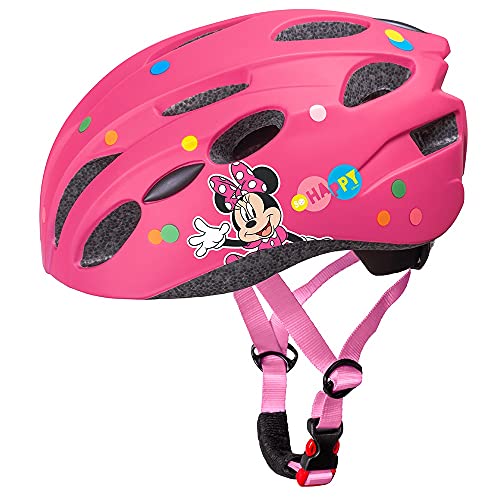 Seven Polska Minnie Mouse Casco de Bicicleta, Unisex niños, Multicolor, Talla única