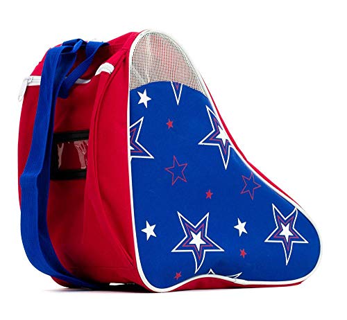 SFR Skates SFR Star Skate Bag Bolsa para Patines Patinaje Unisex Adulto, Blue/Red, Talla Única