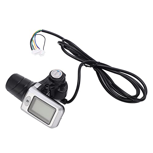 Shanrya Kit de Moto Eléctrica, Controlador de Motor Carcasa de Aluminio 36 / 48V 350W Pantalla LCD Diseño de Ranuras del Acelerador Buena Disipación de Calor Estable para Alto Rendimiento