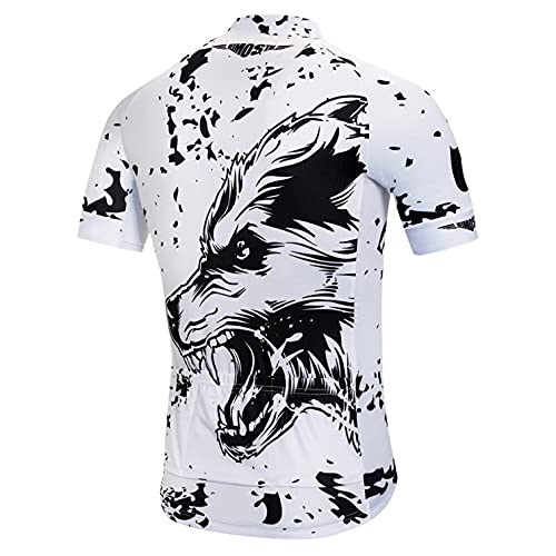 Shenshan Ciclismo Jersey hombres bicicleta ropa superior camisetas transpirable MTB jersey manga corta verano, 224, M