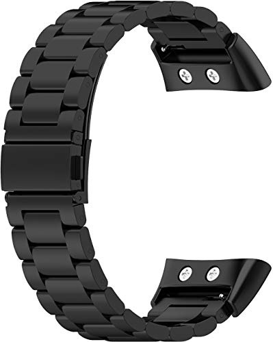 Shieranlee Correas de Metal compatibles con Garmin Forerunner 45 Correa,Strap de Repuesto de Acero Inoxidable para Forerunner 45/Swim 2 Smartwatch