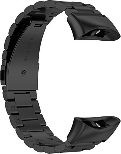 Shieranlee Correas de Metal compatibles con Garmin Forerunner 45 Correa,Strap de Repuesto de Acero Inoxidable para Forerunner 45/Swim 2 Smartwatch