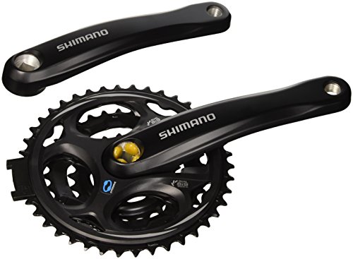 Shimano Altus FCM311E222XL - Bielas 175 42/32/22, color negro