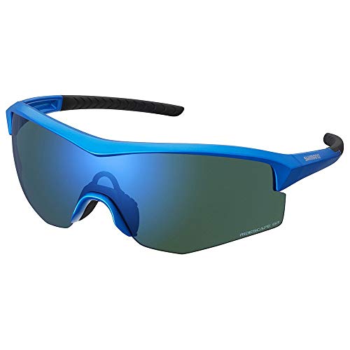 SHIMANO Gafas Y21, Adultos Unisex, Candy w/Ridescape Gravel Blue (Multicolor), Talla Única