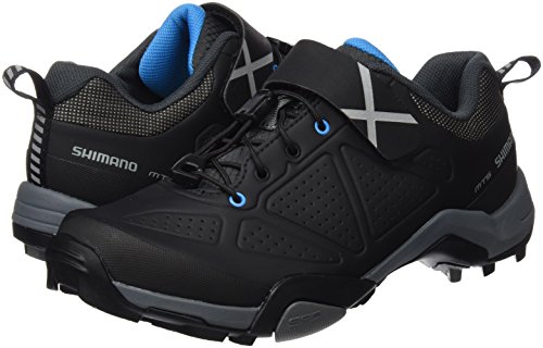 Shimano SHMT5OG430SL00, Zapatillas de Ciclismo de Carretera Hombre, Negro (Black), 43 EU