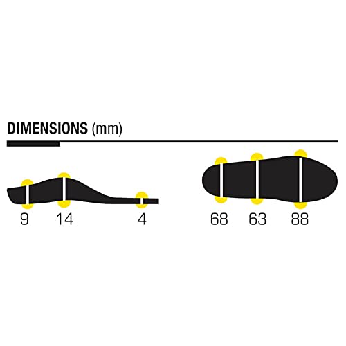 Sidas Cushioning Gel Plantillas/Deportivas, Adulto Unisex, (Multicolor), 44 EU