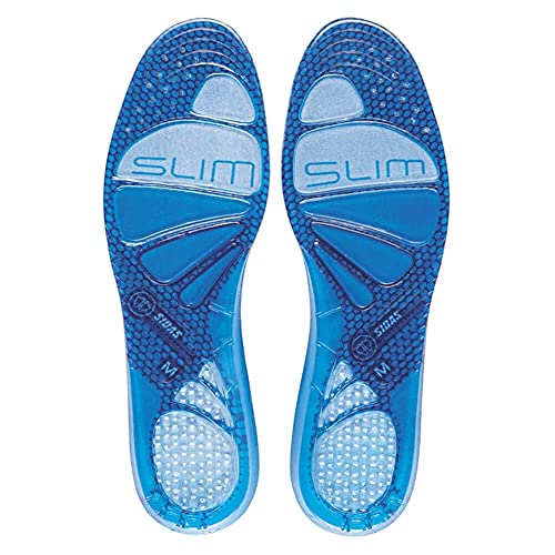 Sidas Cushioning Gel Slim Plantillas/Deportivas, Azul, 42-43 EU