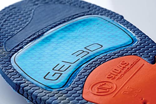 Sidas Suela Cushioning Gel 3D, Forma 3D anatómica, CSEESCUSH3D, Azul, L:42-43