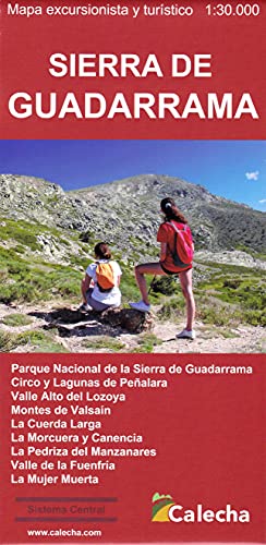 SIERRA DE GUADARRAMA. MAPA EXCURSIONISTA Y TURÍSTICO