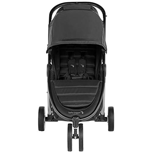 Silla de paseo City Mini® 2 de 3 ruedas Jet de Baby Jogger, desde nacimiento a 22kg. Color negro