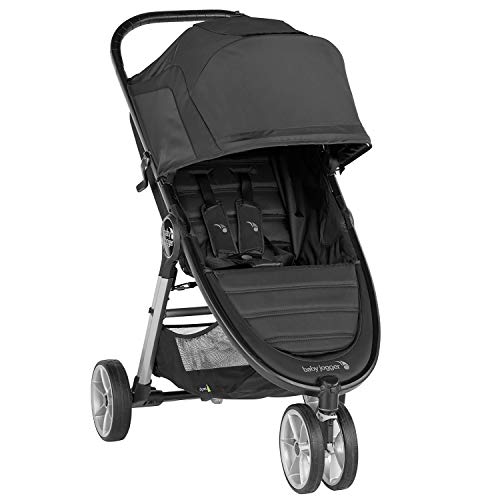 Silla de paseo City Mini® 2 de 3 ruedas Jet de Baby Jogger, desde nacimiento a 22kg. Color negro