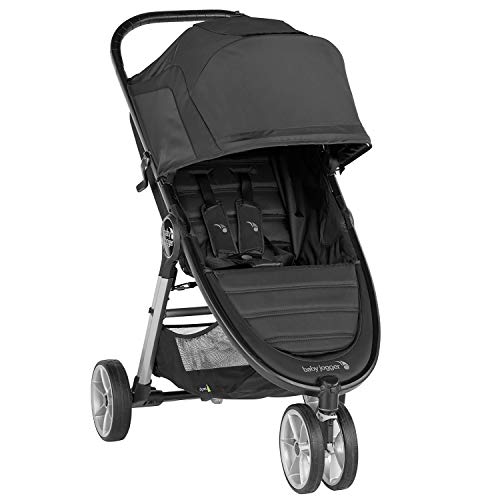 Silla de paseo City Mini® 2 de 3 ruedas Jet de Baby Jogger, desde nacimiento a 22kg. Color negro