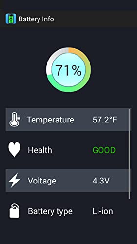 Simple Battery Stats and Info