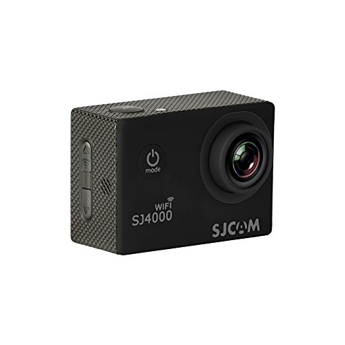 SJCam SJ4000 WiFi - Videocámara deportiva (LCD 2", 1080p, 30 fps, sumergible hasta 30 m) color negro, - [Versión español]