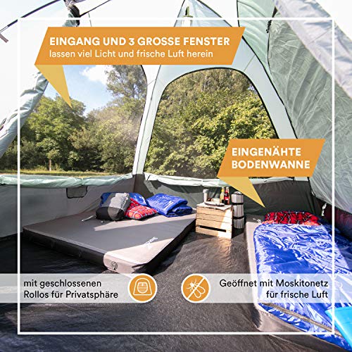 skandika Pitea SUV - Tienda Avance para Furgonetas de Camping - 4 Personas - 300 x 300 x 220cm - Suelo Cosido en Forma de bañera - mosquiteras en Todas Las Aperturas