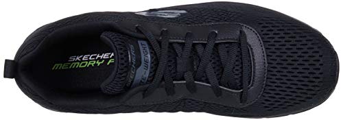 Skechers 232081-BBK_42,5, Zapatillas, Calzado Deportivo Hombre, Black, 42.5 EU