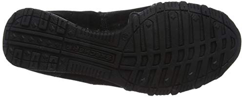 Skechers Bikers MC-Bellore, Botas Chelsea Mujer, Negro (BBK Black Suede), 35.5 EU