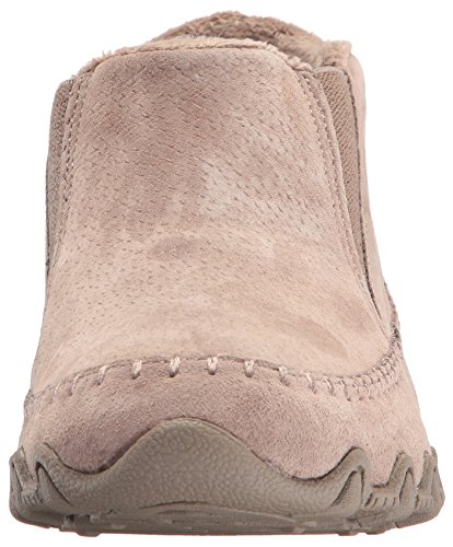 Skechers Bikers-Spirit Animal, Botas Chelsea Mujer, Gris (DKTP Dark Taupe Suede), 37 EU