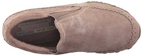 Skechers Bikers-Spirit Animal, Botas Chelsea Mujer, Gris (DKTP Dark Taupe Suede), 37 EU