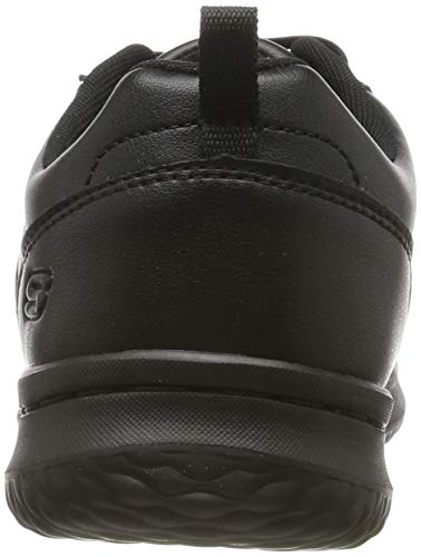 Skechers Delson-Antigo, Zapatillas Hombre, Negro (BBK Black Leather), 44 EU