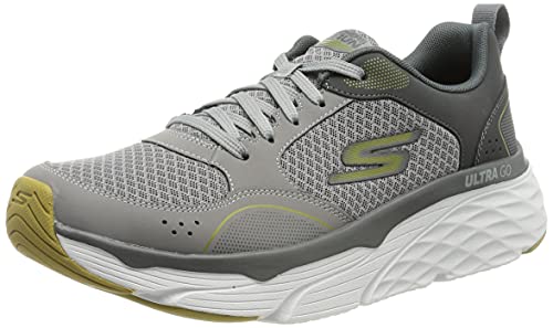 Skechers MAX Cushioning Elite-Rivalry, Zapatillas Hombre, Charcoal, 47 EU