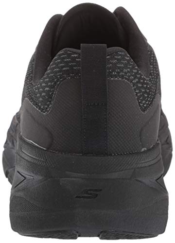 Skechers MAX Cushioning Premier Vantage, Zapatillas para Correr Hombre, Black/Charcoal, 39.5 EU