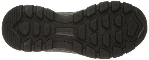 Skechers Outland 2.0-Rip-Staver, Zapatillas Altas Hombre, Negro (BBK Black Leather/Mesh/Trim), 45.5 EU
