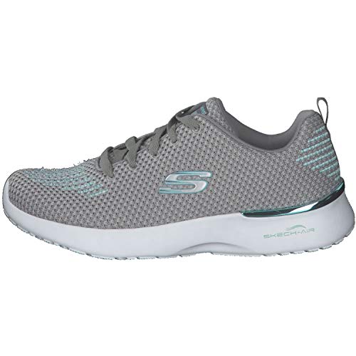 Skechers Skech-Air Dynamite Zapatillas de entrenamiento para mujer, Mujer, 10579_47422, gris y menta, 36 EU