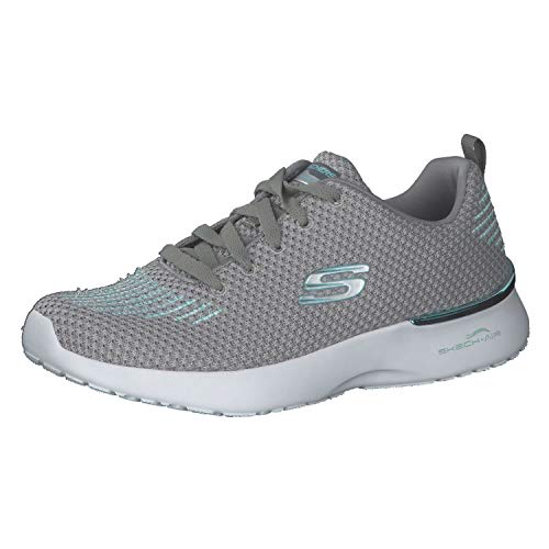 Skechers Skech-Air Dynamite Zapatillas de entrenamiento para mujer, Mujer, 10579_47422, gris y menta, 36 EU