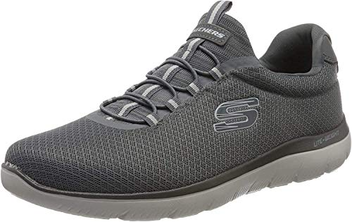 Skechers Summits, Zapatillas Hombre, Grey/Charcoal, 45 EU