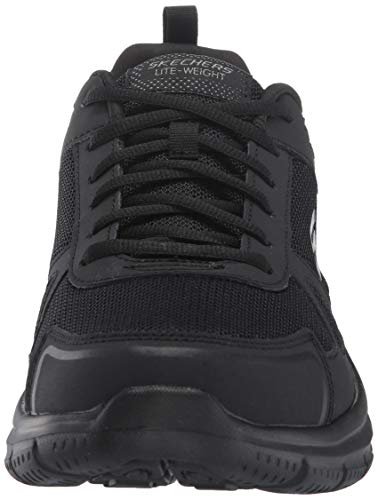 Skechers Track-scloric 52631-bbk, Zapatillas Hombre, Negro (Black 52631/Bbk), 43 EU