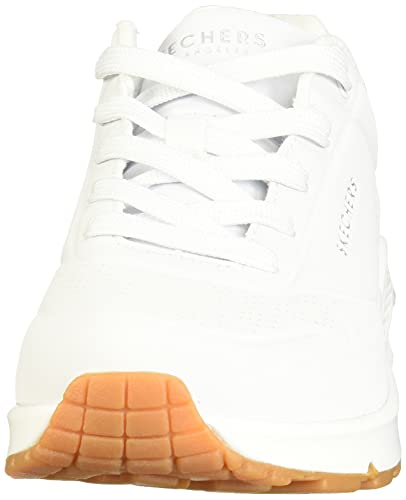 Skechers Uno- Stand On Air, Zapatillas Mujer, Blanco White Wht, 38.5 EU