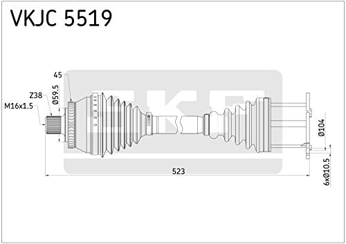 SKF VKJC 5519 Kit de transmisión