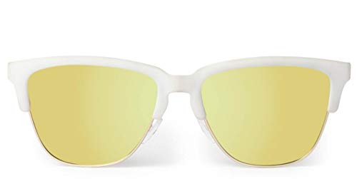 Skull Rider Golden White Gafas, Blanco, Talla única Unisex Adulto