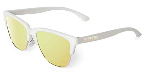 Skull Rider Golden White Gafas, Blanco, Talla única Unisex Adulto