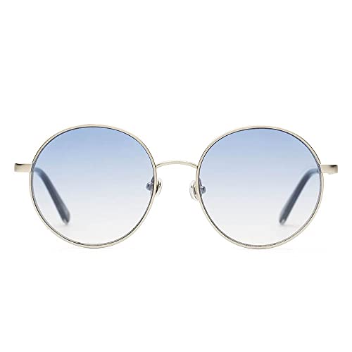 Skull Rider Silver Loop Gafas, Plateado, Talla única Unisex Adulto